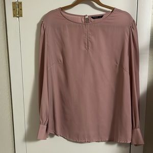 SHEIN cuff link blouse